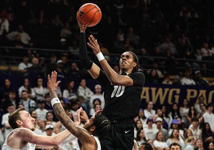 Cody Williams driving vs. Washington